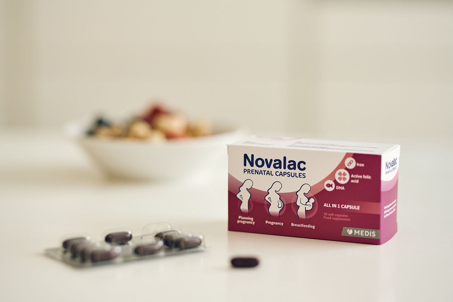 Novalac prenatalne kapsule – ključni sastojci za zdravlje majke i ploda.