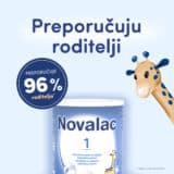 Novalac 1 400g USP – formula za novorođenčad do 6 mjeseci.