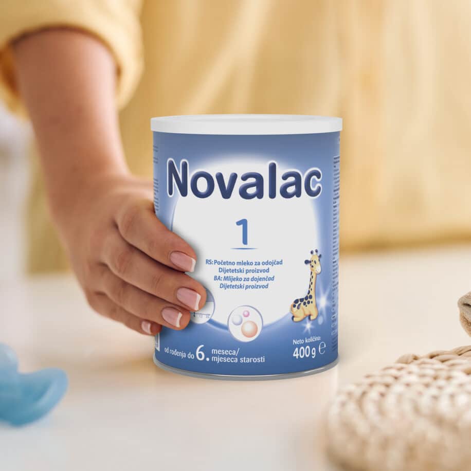 Novalac 1 400g USP – formula za novorođenčad do 6 mjeseci.