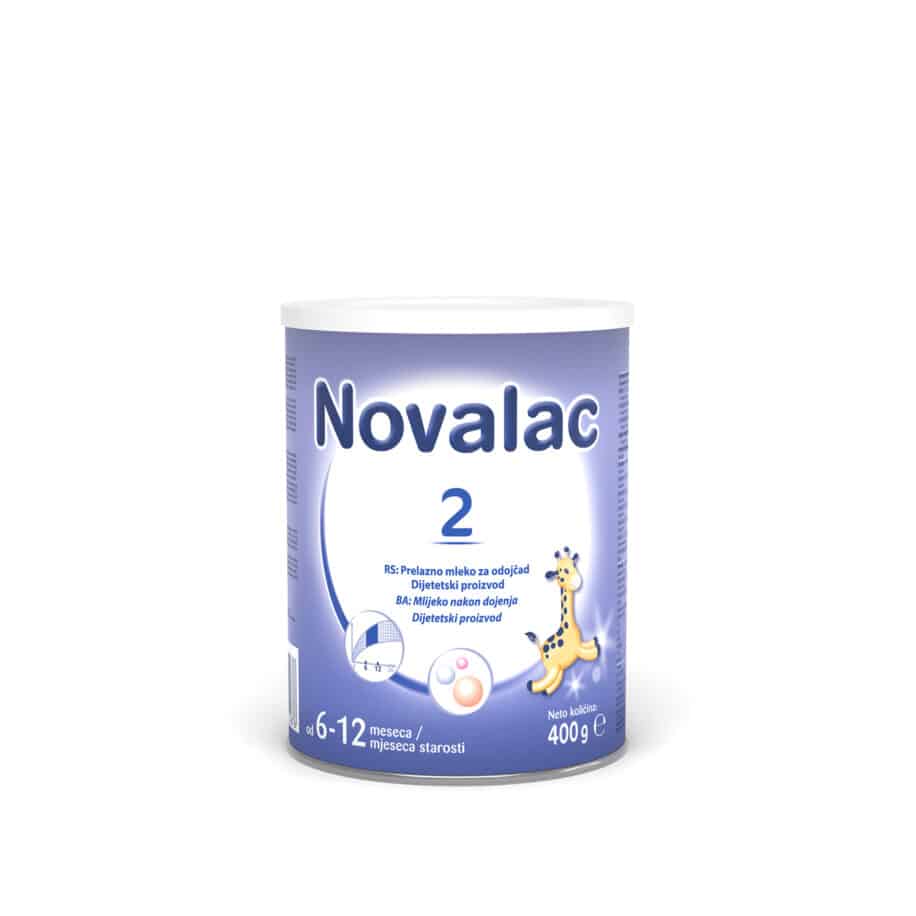 Novalac 2 400g Preporučeno – idealna formula za bebe od 6 mjeseci.