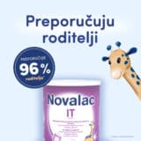 Novalac IT 400g – mliječna formula za djecu s probavnim smetnjama.